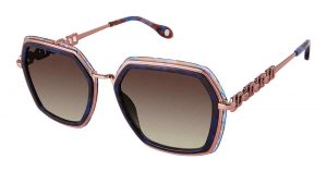 Fysh F2108 S401 Navy Terracotta 53/19